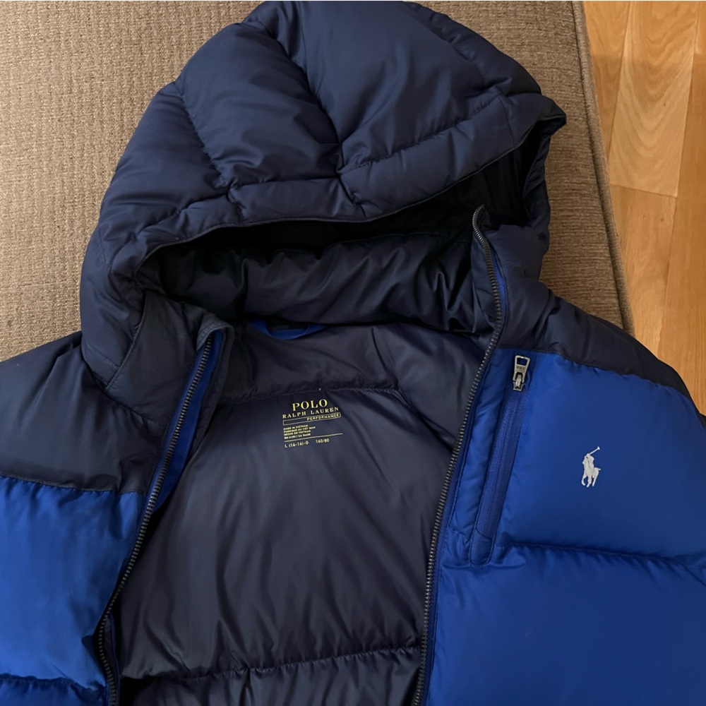 - Polo Ralph Lauren Youth Boys Down Coat Jacket 14-16 years Large - Picture 4 of 4